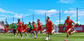 المنتخب الوطني يستأنف تدريباته بعد إسقاط اسكتلندا وعينه على مواجهة هايتي